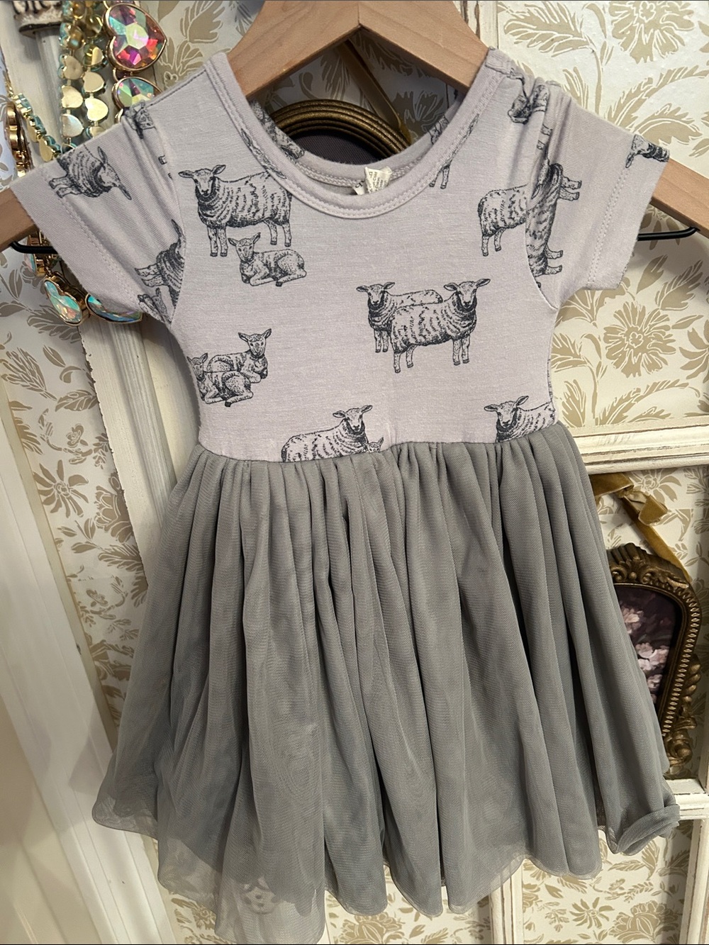 Kate Quinn sheep tulle dress GUC